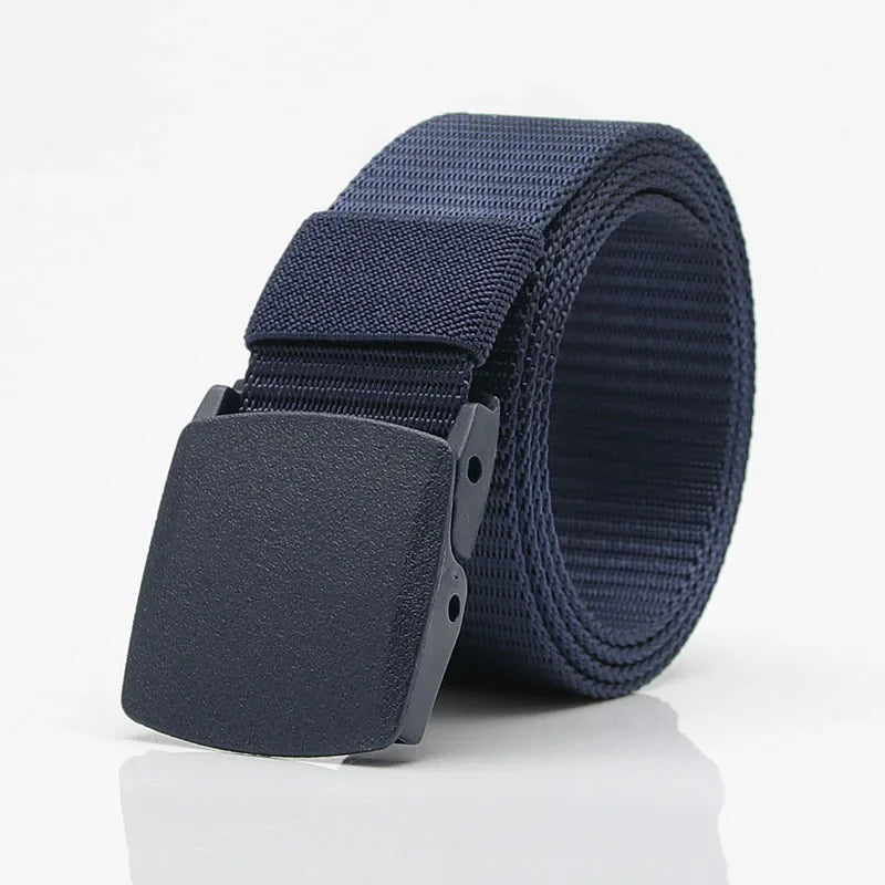 New Children's Belts Plastic Buckle Nylon Boys Children Casual Tactical Belt