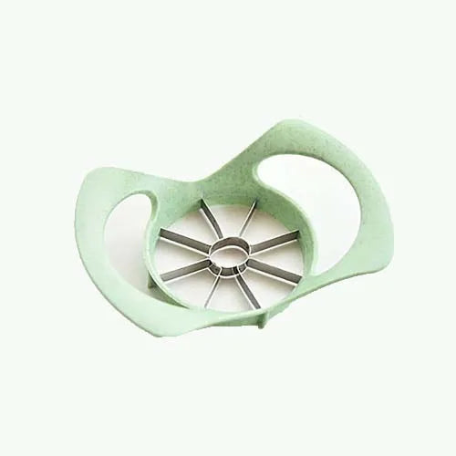 Multifunctional Wheat Straw Stainless Steel Fruit Cutting Splitter Apple Slicer