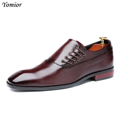 Yomior New Spring Summer Men's Dress Shoes Japanese Formal Business Oxfords