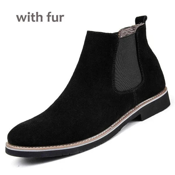 YIGER NEW Men Chelsea Boots Ankle Boots Fashion Men's Male