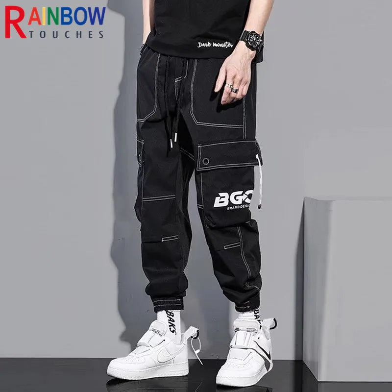 Rainbowtouches Man Cargo Pants New  Breathable Trousers