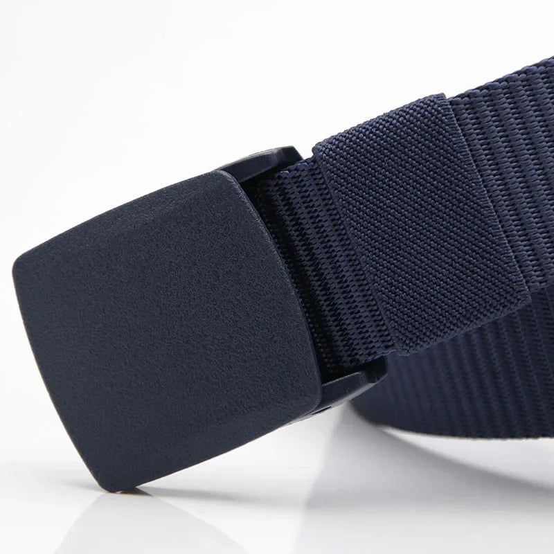 New Children's Belts Plastic Buckle Nylon Boys Children Casual Tactical Belt