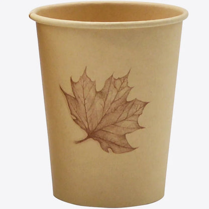 8 Oz Eco Friendly Degradable Paper Cup Disposable Coffee Cup Bamboo Fiber Paper