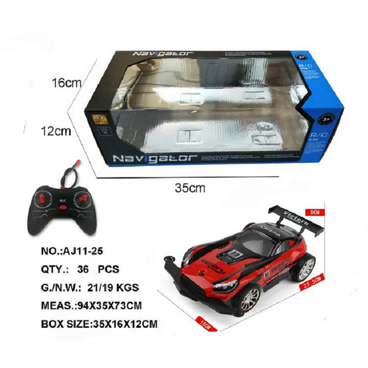 1:16 Simulation Ratio Lights Four-Way High-Speed Racing Rc Toys Remote Control