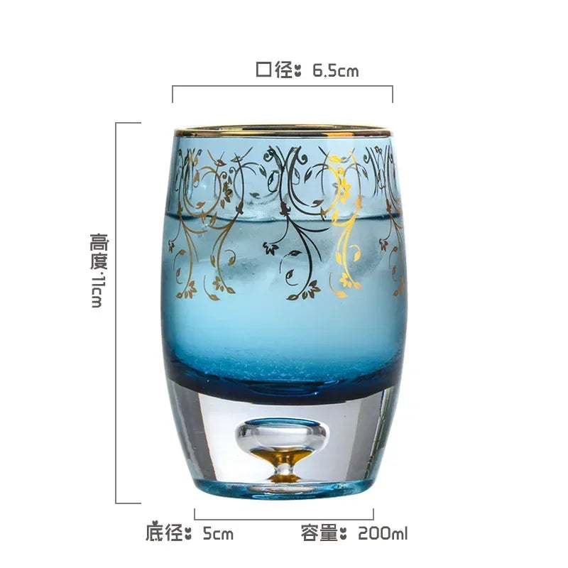 Japanese Creative Phnom Penh Glass Cup Tea Water Cup Milk Drink Juice Coffee Cup