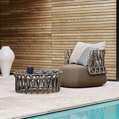 Nordic Outdoor Rattan Sofa Designer Garden Hotel Terrace Leisure Furniture