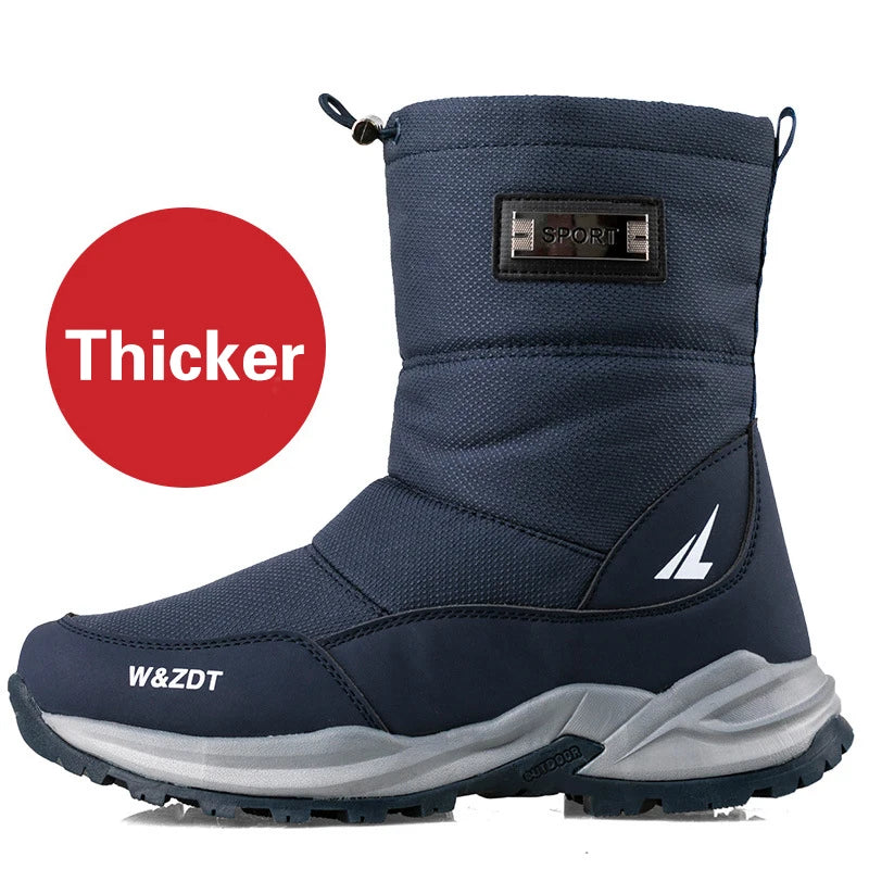 Winter Men's Boots 2021 New Winter Shoes Men Snow Boots