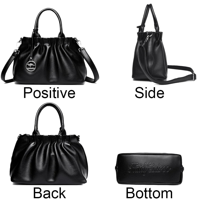 High Quality Designer Handbags Genuine Leather Large Capacity Casual Tote bags