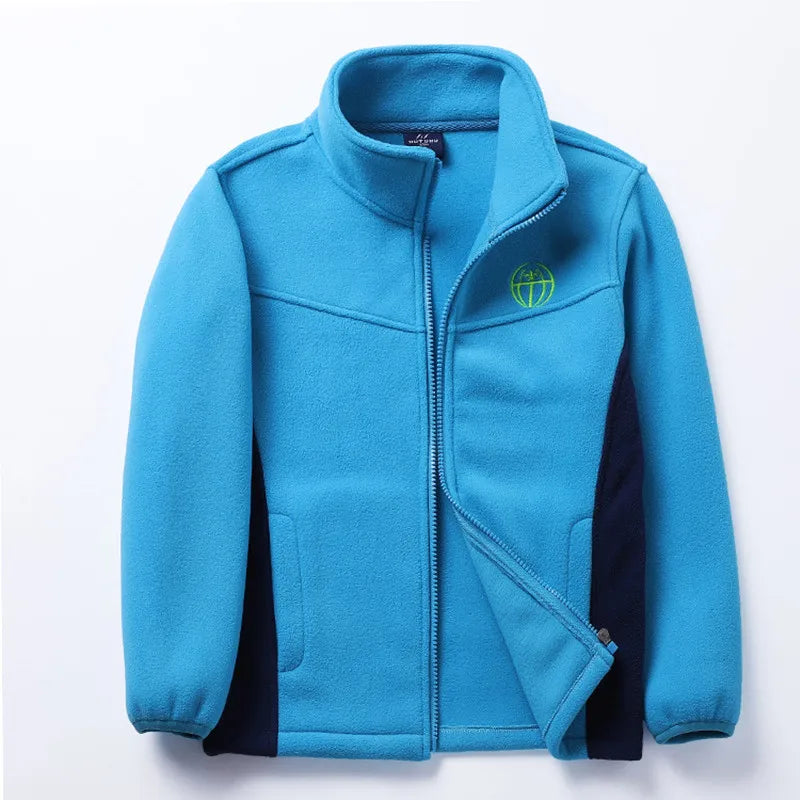 New Style Spring Autumn Children Kids Jackets Hoodies Big Boys Girls Polar