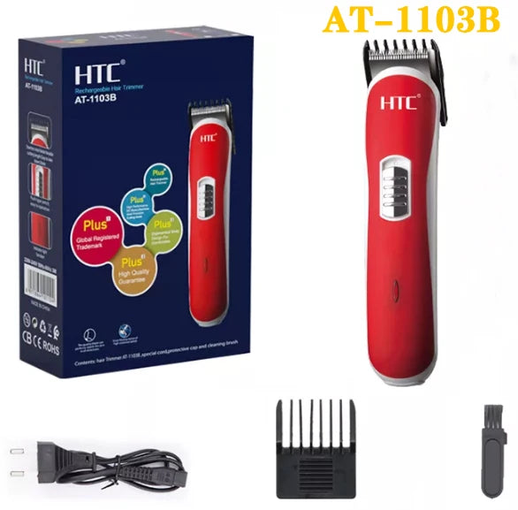 HTC Hair Trimmer Barber Hair Clipper Cordless Hair Cutting Machine Beard Trimmer