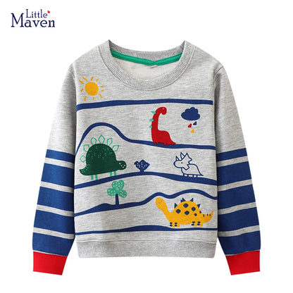 Little Maven Kids Clothes Boys Children's Clothing Cartoon Hoodies Kids