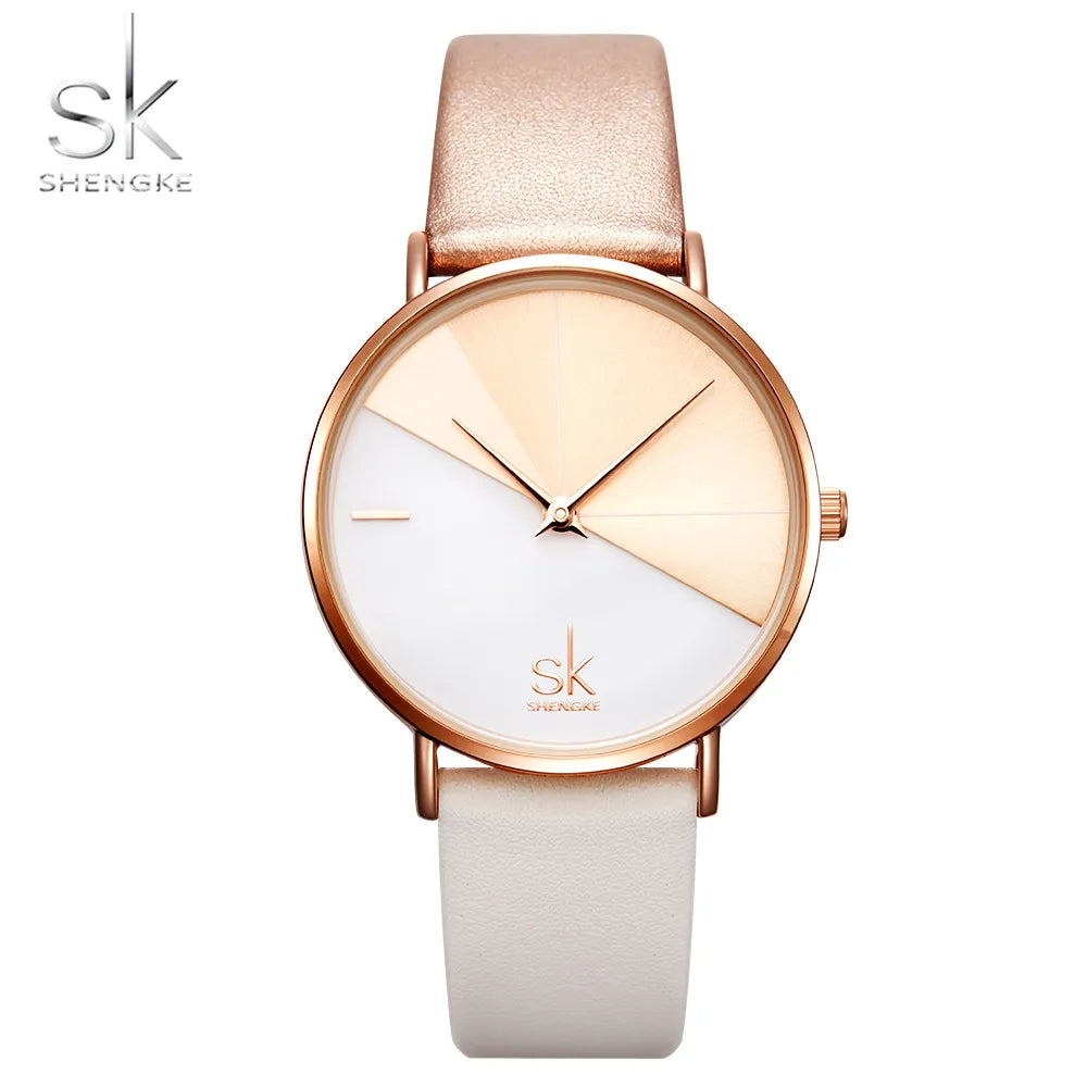 Shengke Original Design Woman Watches Creative Fashion Womens Quartz