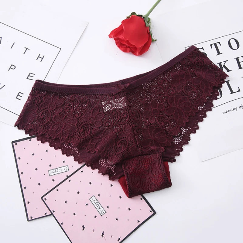 Sexy Lace Panties Women Soft Underwear Female Lingerie Tempting Briefs