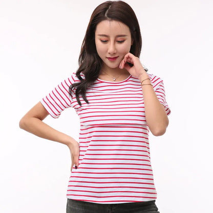 Pregnancy Clothes Maternity Clothing T Shirt Pregnant Women Breastfeeding