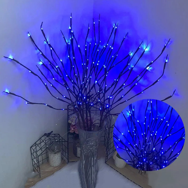 20 Light Tree Branch Light String New Year Decorations for Home New Year