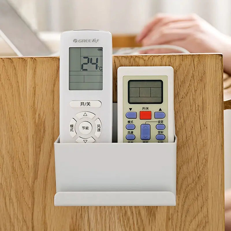 Wall Mounted Organizer Storage Box Remote Control Air Conditioner