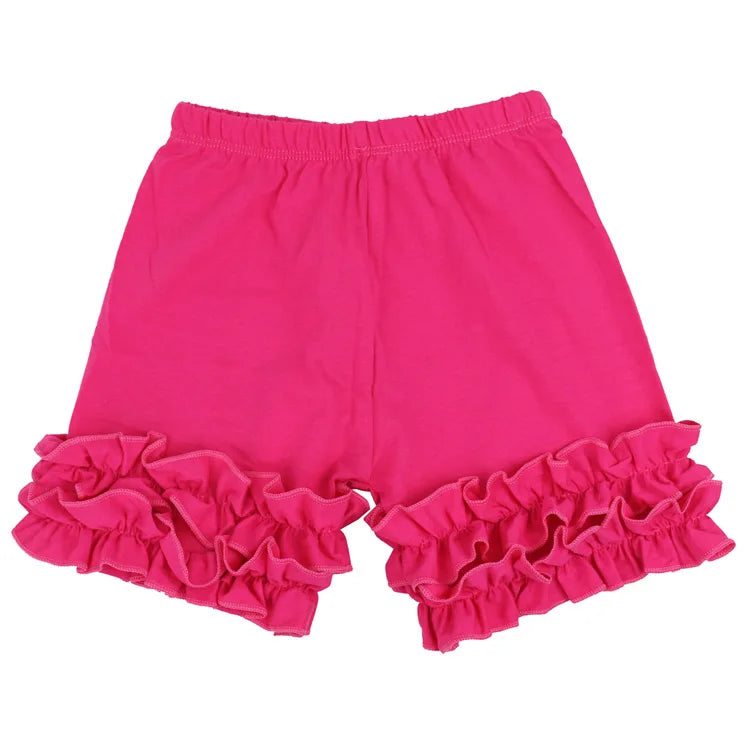 Baby Cotton Ruffle Baby Shorts Toddler Girls Shorts Kids Knit Icing Baby