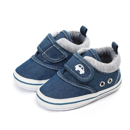 Newborn Baby Boys Shoes Pre-Walker Soft Sole Pram Shoes