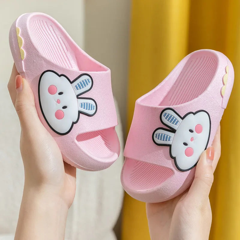 Kids Slippers for Boys Girls Cartoon Shoes Summer Toddler Flip Flops Baby