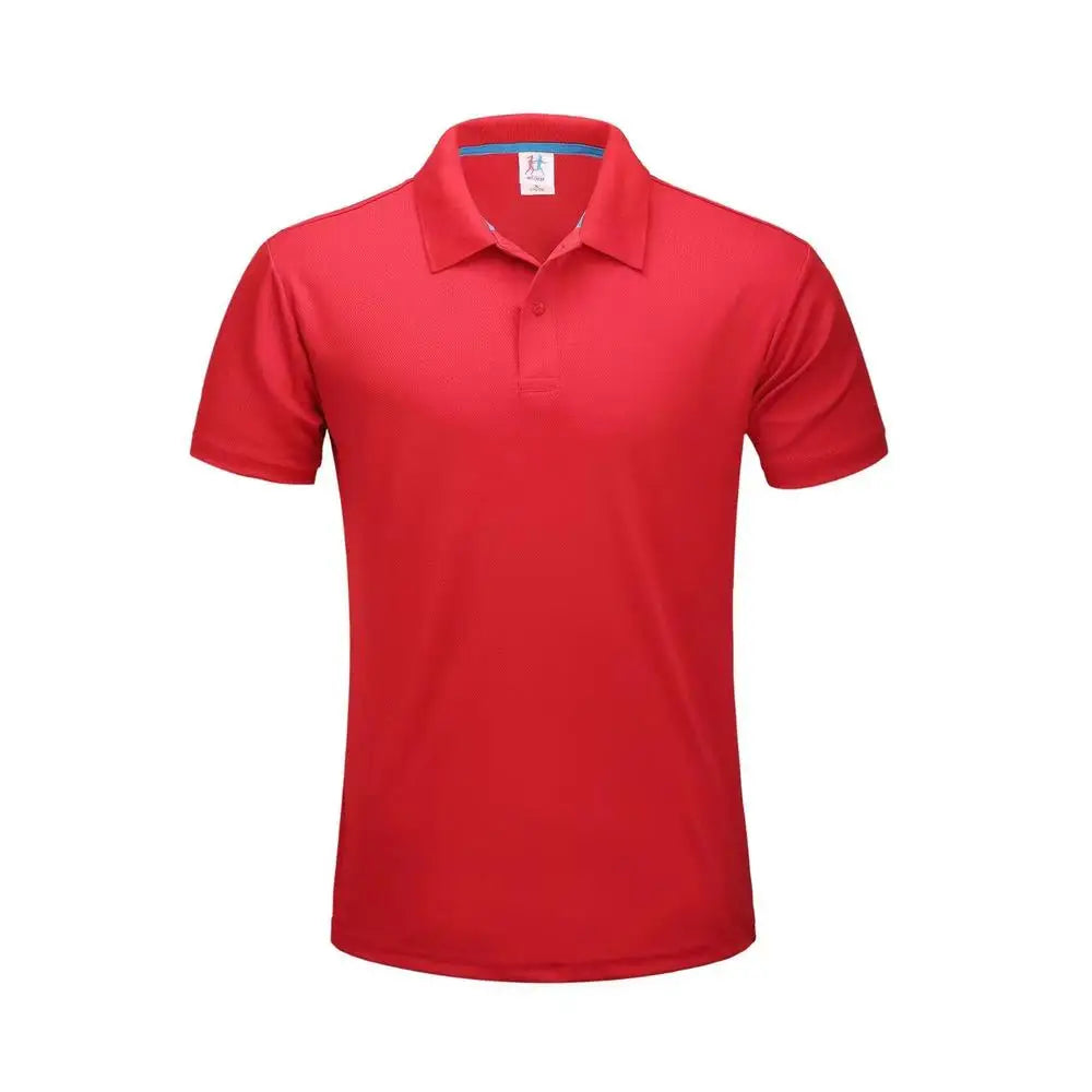 Running Dry Fit Polo Shirts Men Polyester Golf T Shirts Mens Sport T-Shirt