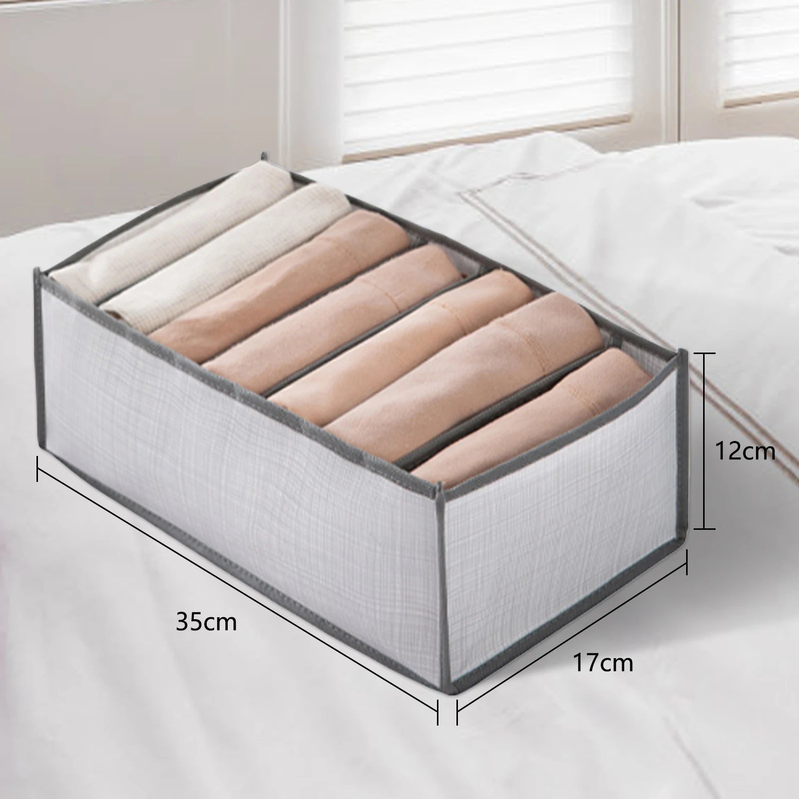 Pants Clothes Storage Box Compartmentalized Jeans Clothing Bedroom Storage Box