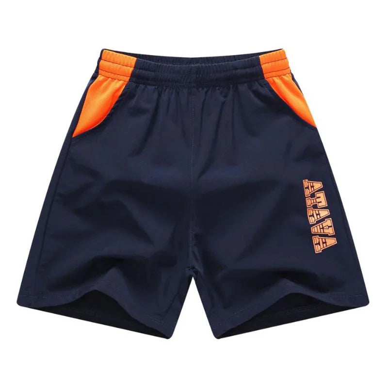 Quick-Drying Kids Sports Shorts Boys Casual Shorts Run Teenager Pants