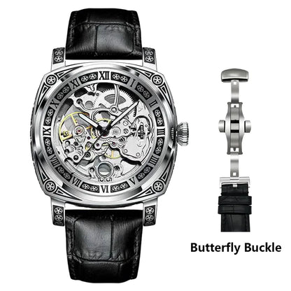 Authentic Brand Carved Watches Fully Automatic Men Watches