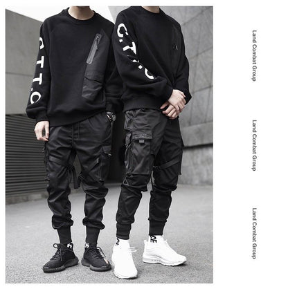 Wholesale Men Multi-Pocket High Qual Hip Pop Men'S Trousers Sweatpants