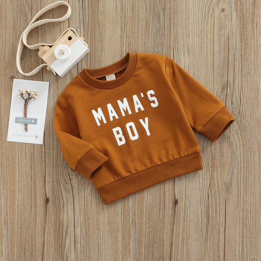 Ma&Baby 3m-3Years Newborn Infant Baby Boys Sweatshirt Long Sleeve Letter Tops