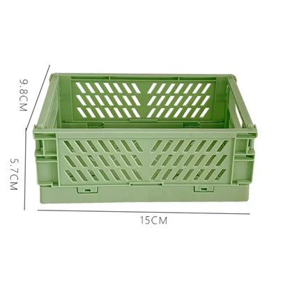 Mini Folding Storage Box Collapsible Storage Container for Home Small Things