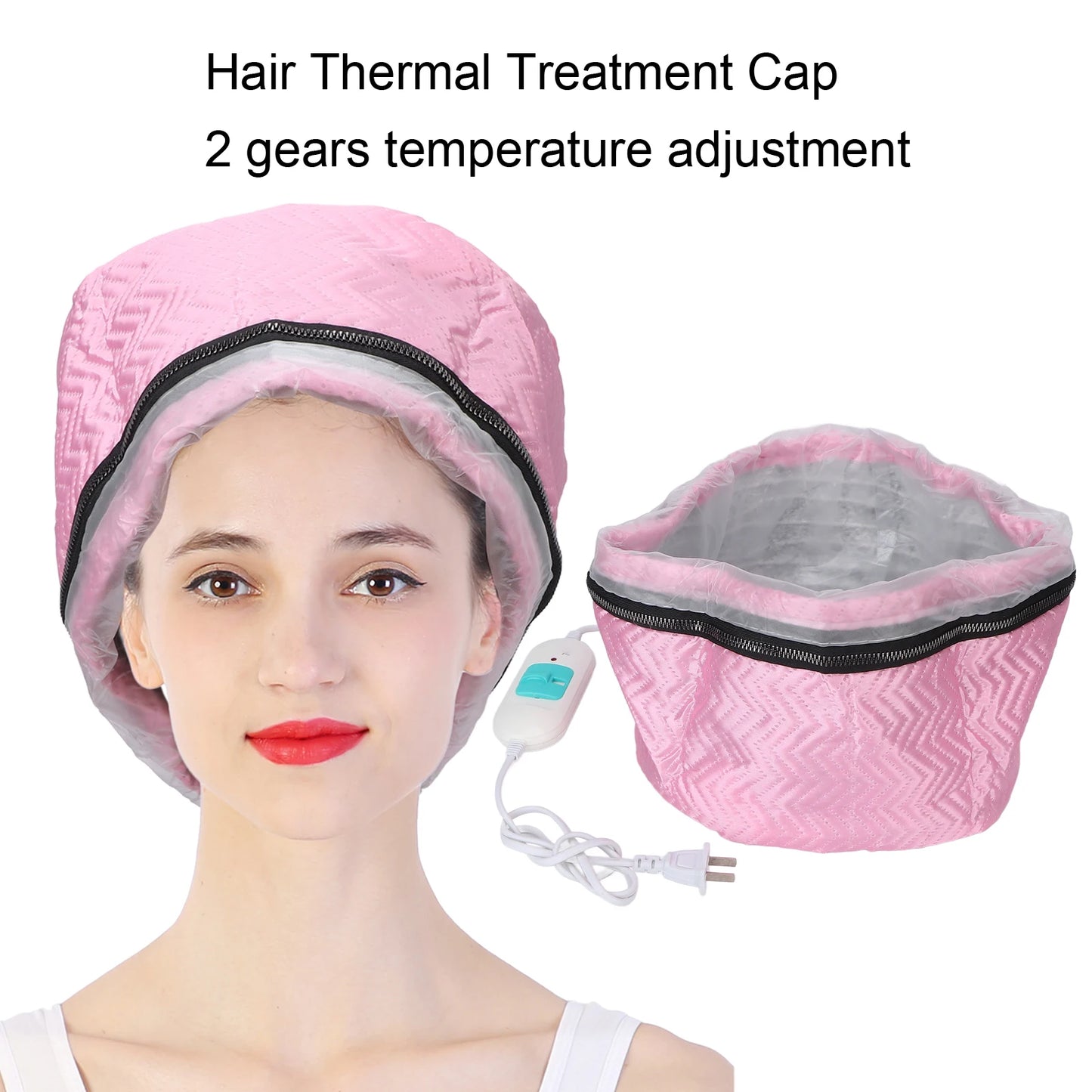 Thermal Treatment Hair Cap Heating Hair Steamer Care Bonnets for Women