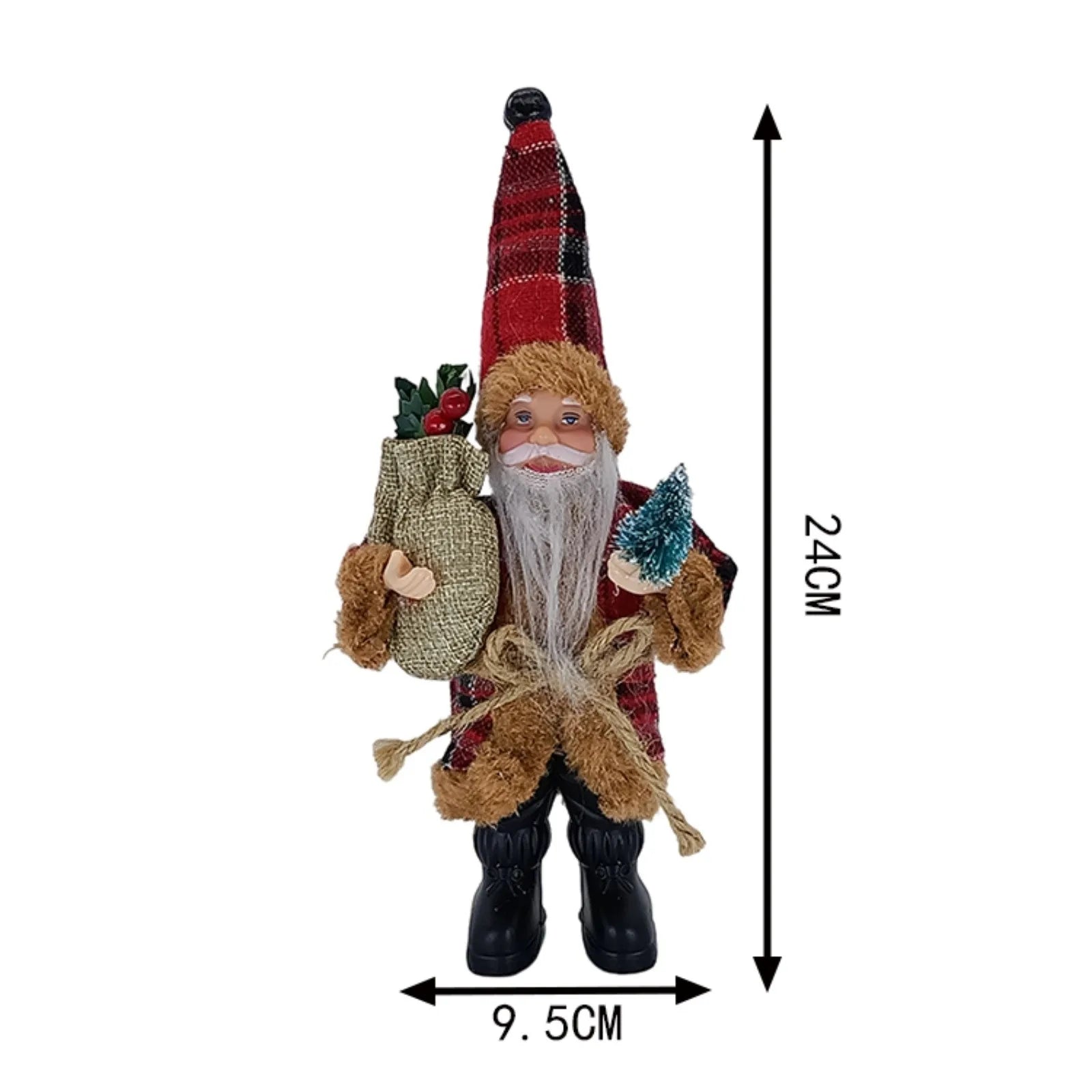 Santa Claus Chef Figurine Doll Christmas Tree Ornament Home Decoration Gifts