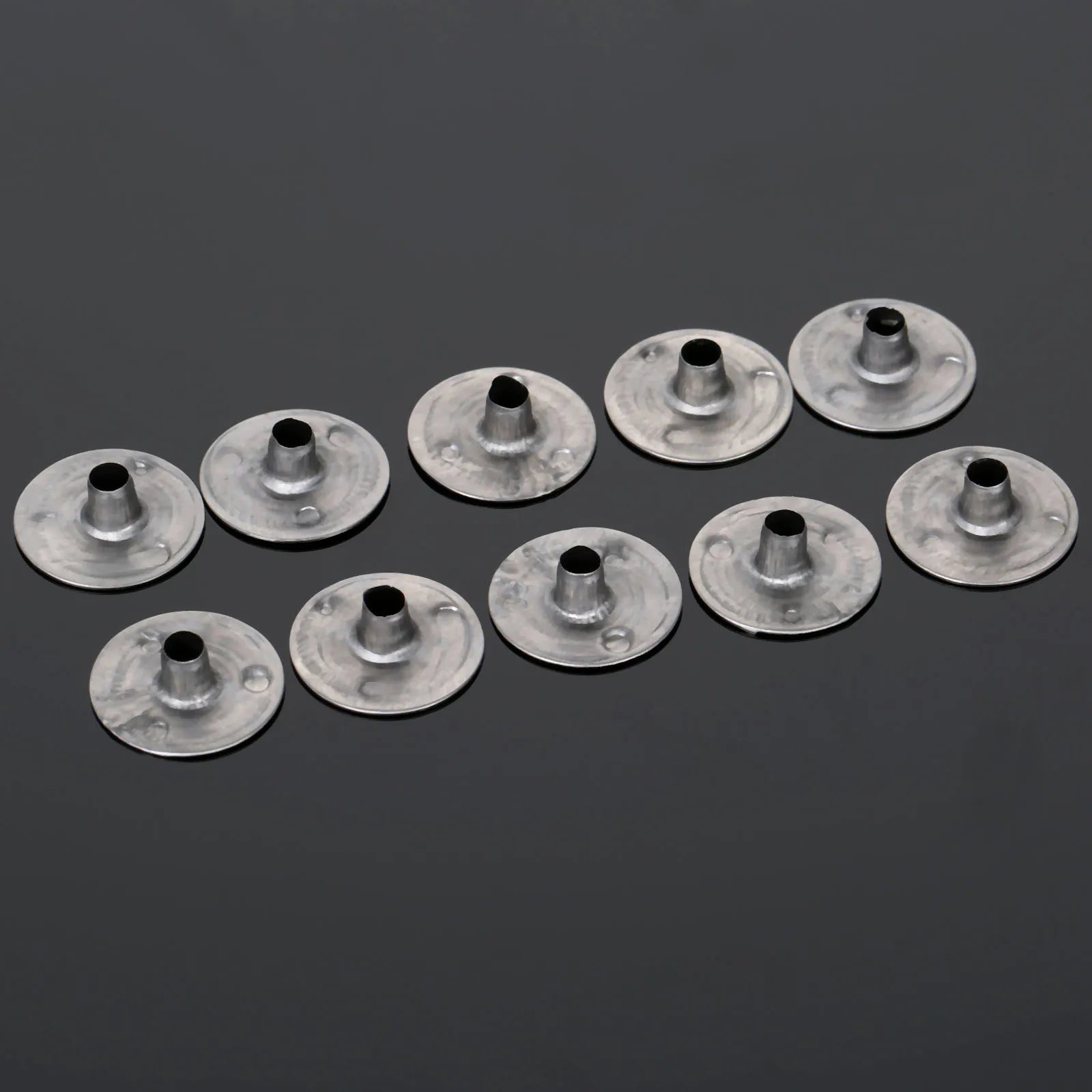 100pcs 12.5*2.5mm Waxed Candle Wick Metal Sustainers Candles