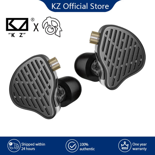 KZ X HBB PR2 In-Ear Metal Earphones Planar Magnetic Driver IEM HIFI Headphones