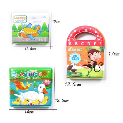 Bath Books Baby Education Cogintive Floating Toys Bathroom Bathing Toy EVA Book