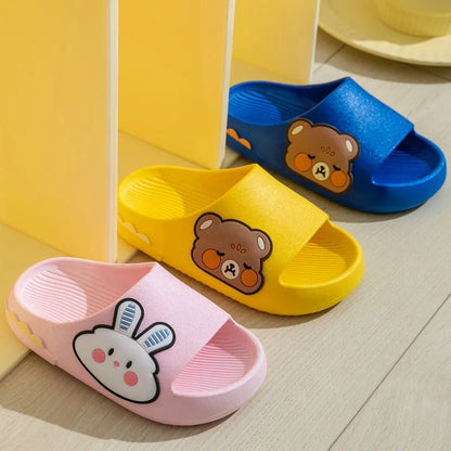 Kids Slippers for Boys Girls Cartoon Shoes Summer Toddler Flip Flops Baby