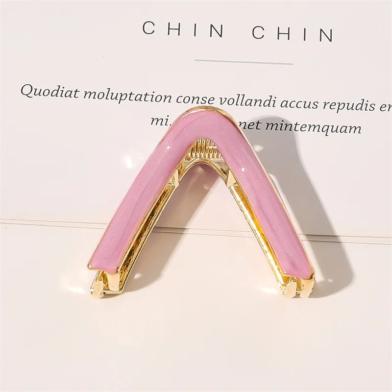 Korean Claw Clip Women Hair Clip Simplicity Elegant Geometric Shape Hair Clips