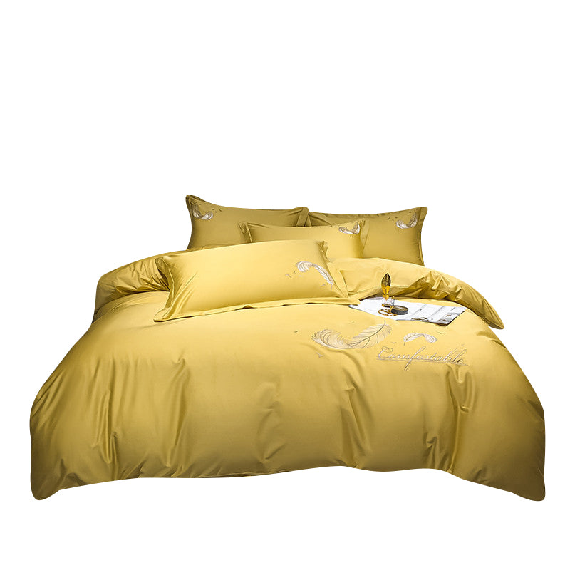 High-Grade Luxury 100% Cotton 4 Piece Set King Bedding