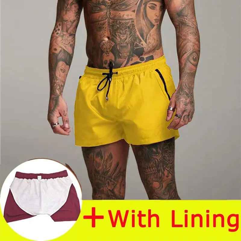 2024 New Mens Swimsuit Sexy Swimwear Men Swimming Shorts Men Briefs Beach Shorts