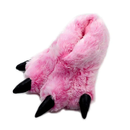 Millffy Funny Slippers Grizzly Bear Stuffed Animal Claw Paw Slippers