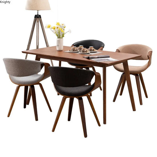 Modern Chair Simple Dining Chair Home Nordic Solid Wood Dining Room Chairs