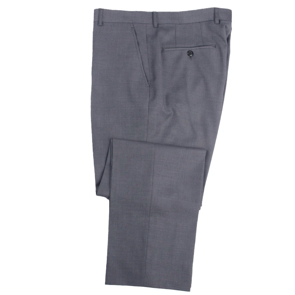 Luxury Super 120 100% Wool Dress Pants Custom Made Gray Suits Pants Tailor