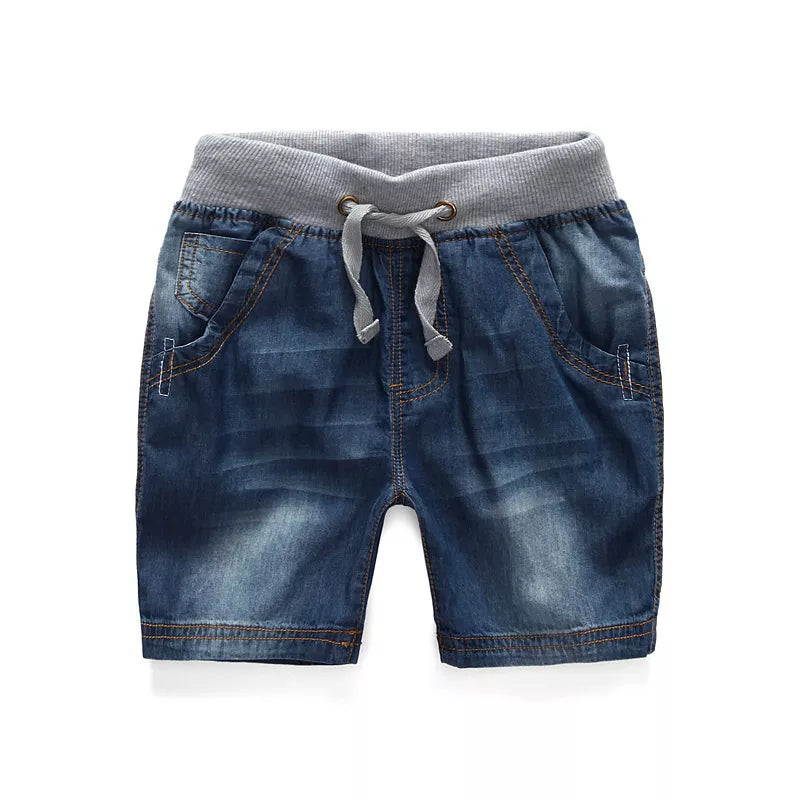 Boys Summer Jeans Shorts Children Cowboy Shorts  Cotton Short Pants 2021 Casual