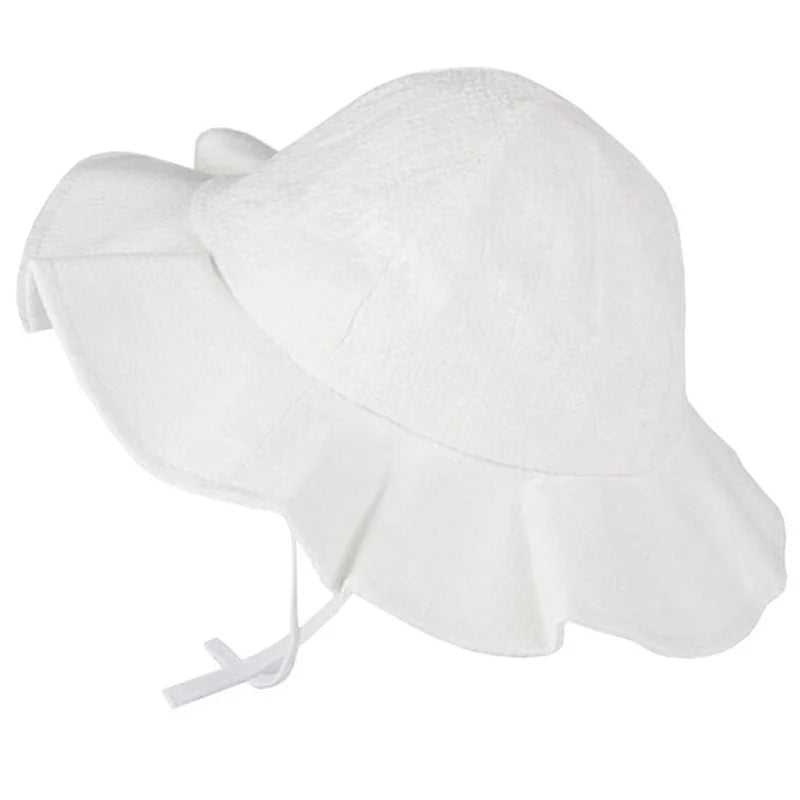 Summer Baby Bucket Cap Kids Children Floral Panama Hat Outdoor