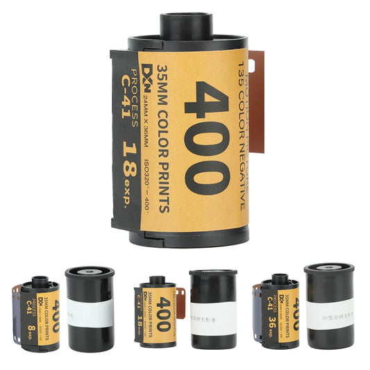 35mm Camera Color Film ISO 320-400 35mm Fine Grain Wide Exposure Latitude HD