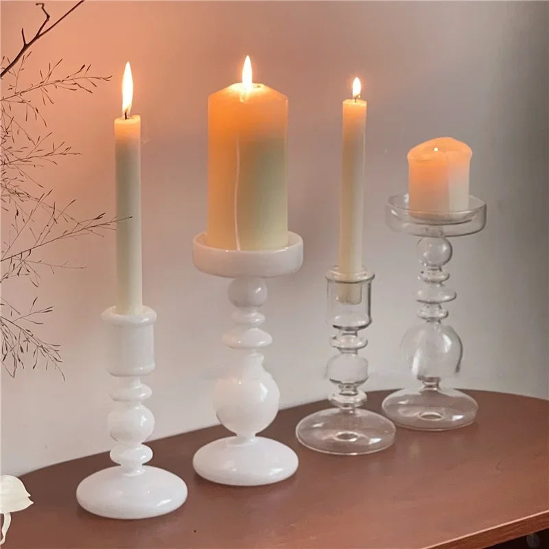 Candle Holders Home Decor Wedding Decoration Table Centerpieces Candle Glass