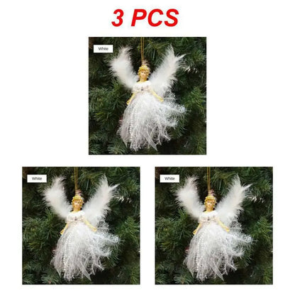 1/3/6pcs Christmas Angel Pendant Hanging Angels Christmas Tree Ornaments