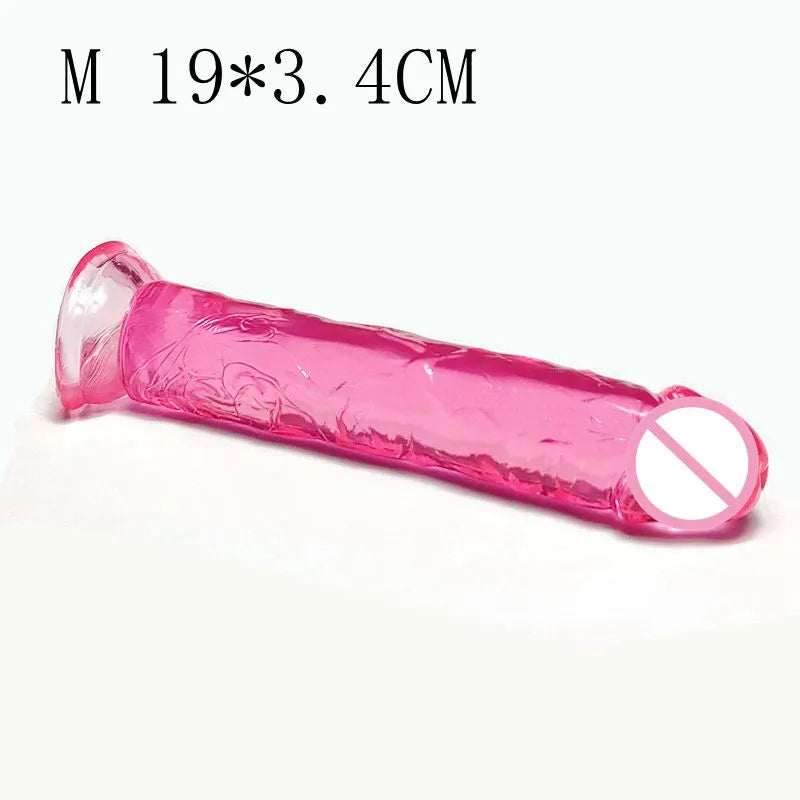 Realistic Dildo With Suction Cup Huge Jelly Dildos Sex Toys for Woman Men