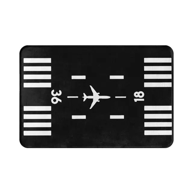 Arrivals Departures the Exit Mat Flannel Rug Non-Slip Welcome Mats