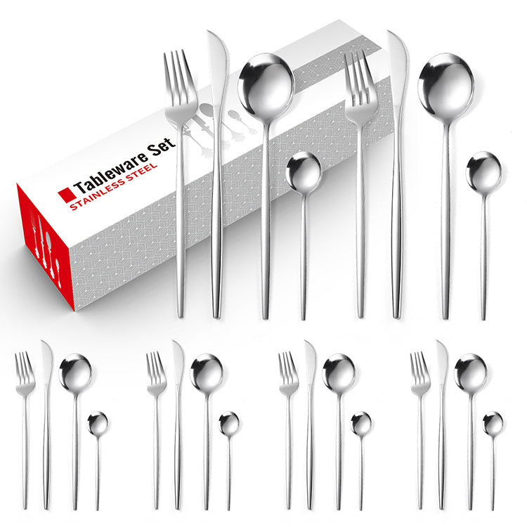 Wholesale Silverware Set Kitchen Silverware/Flatware Anti-Rust Utensil Set